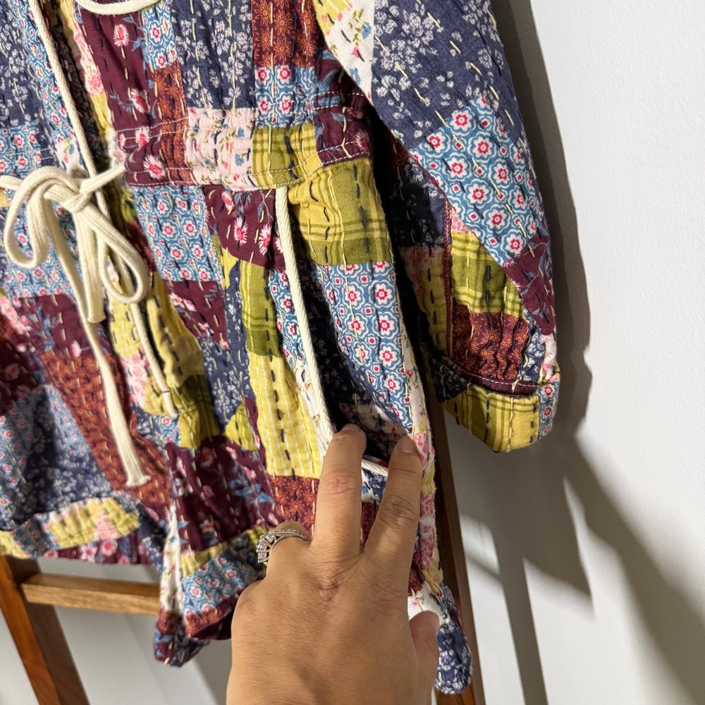 Free People Small Roads Forever Patchwork Quilt S… - image 4